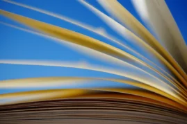 Photo des pages d'un livre ouvert